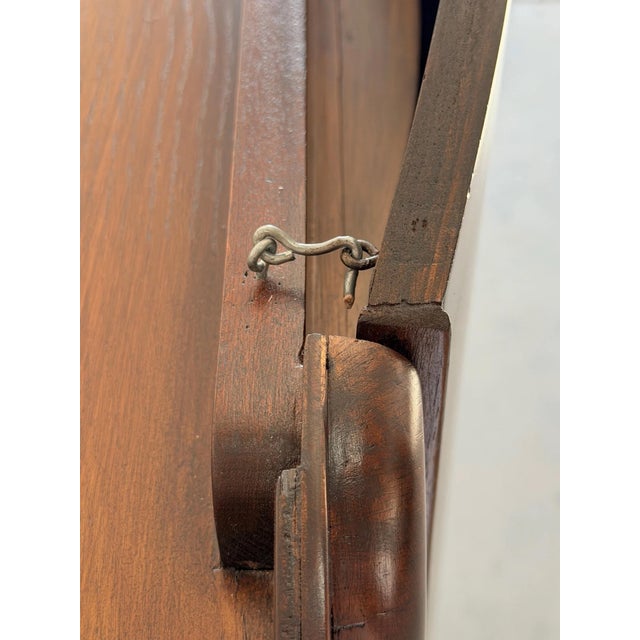 Brown Vintage Wooden Art Deco Armoire For Sale - Image 8 of 12