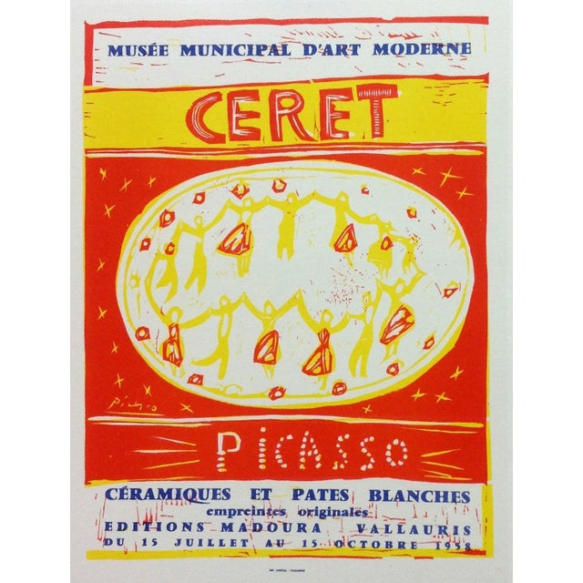 Title: Ceret Artist: Pablo Picasso Country: Spain Medium: Lithograph – 89 Paper size: 12.50 X 9.50 inch Printed: 1959 by...