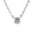 Modern Unisex 18k White & Yellow Gold 0.51ct Diamond Solitaire Chocker Pendant Necklace For Sale - Image 3 of 7