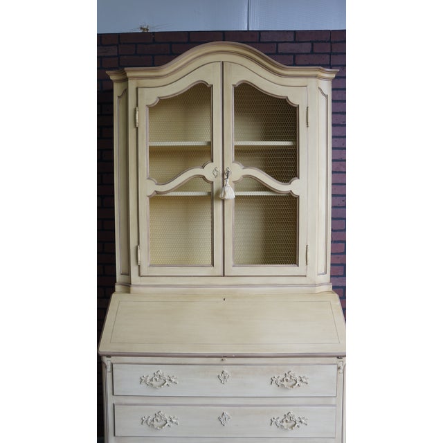 French Provincial Baker Furniture Secretary Desk For Sale - Image 3 of 9