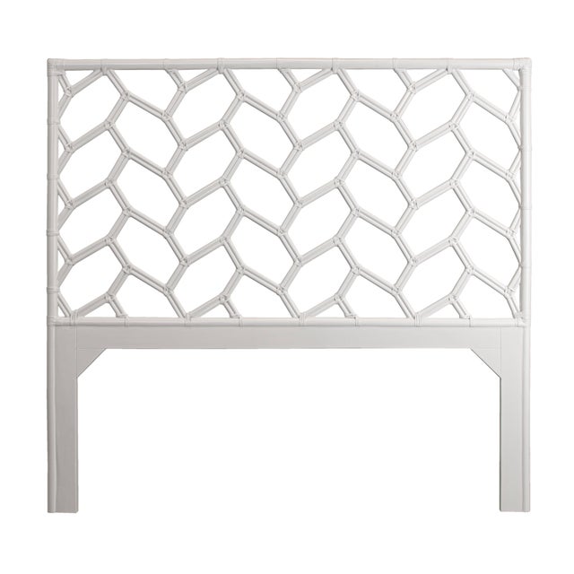 Not Yet Made - Made To Order Silas Platform Bed Queen - White For Sale - Image 5 of 12
