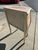 Vintage French Provincial Pair of 3-Drawer Nightstands With Curved Front and Brass Bail Pulls For Sale - Image 13 of 17