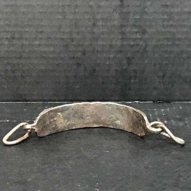 17th Century Iron Dog Collar, Museum Mounted For Sale - Image 4 of 13