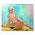 Basking in the Sun - Mid Century Modern Multicolor Female Figurative by Jon Blanchette For Sale