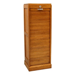 Vintage Filing Cabinet in Oak, 1920s For Sale