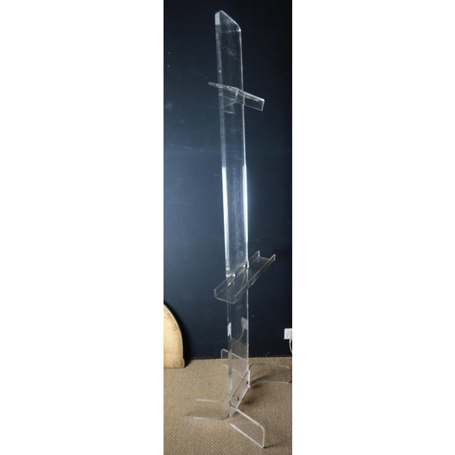 Acrylic Glass Easel, 1980 For Sale - Image 4 of 11