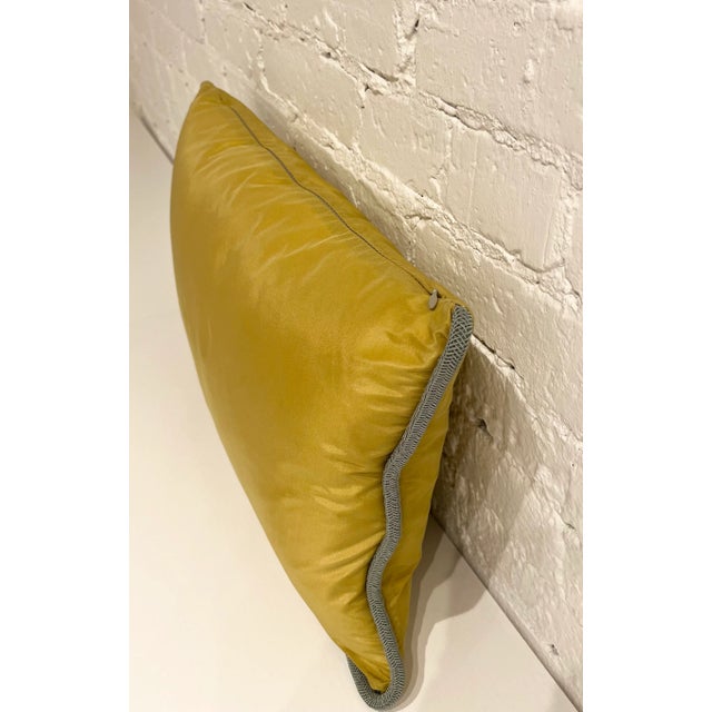 Fabricut Inc. Fabricut Lumbar Pillow With Contrast Welt - 14" × 20" For Sale - Image 4 of 4