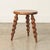 1950s Short French Wood Tripod Stool For Sale - Image 4 of 9