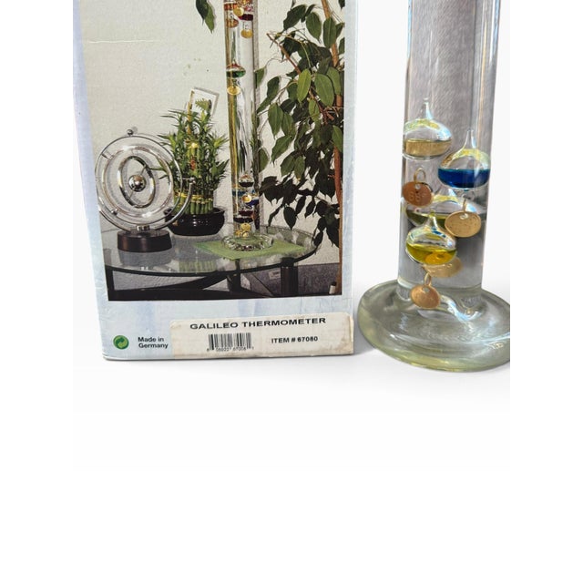 Vintage Dr. Friedrichs Gruppe 24" Galileo Thermometer With Original Box For Sale - Image 4 of 4