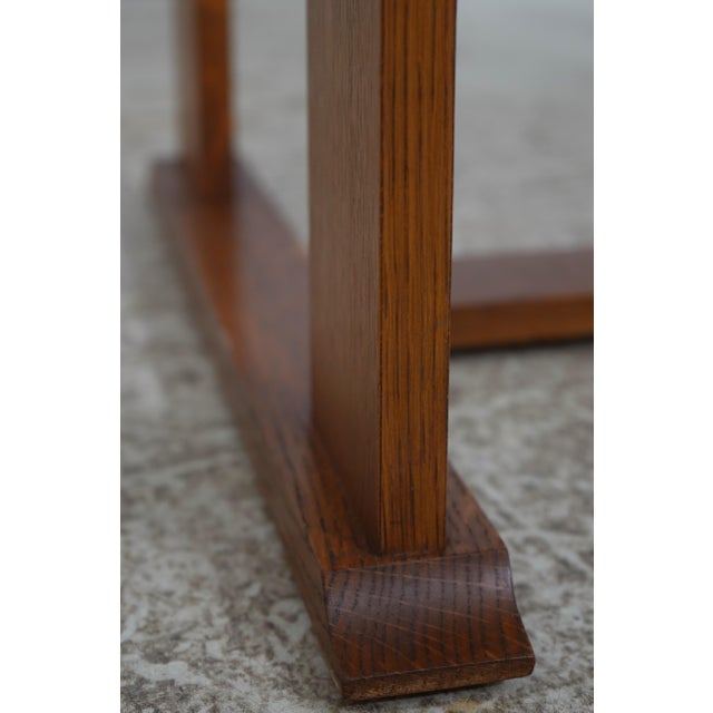 Stickley Harvey Ellis Inlay Oak Writing Desk For Sale - Image 14 of 18