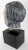 1980s "The Marked Man" Male Marble Bust For Sale - Image 4 of 11