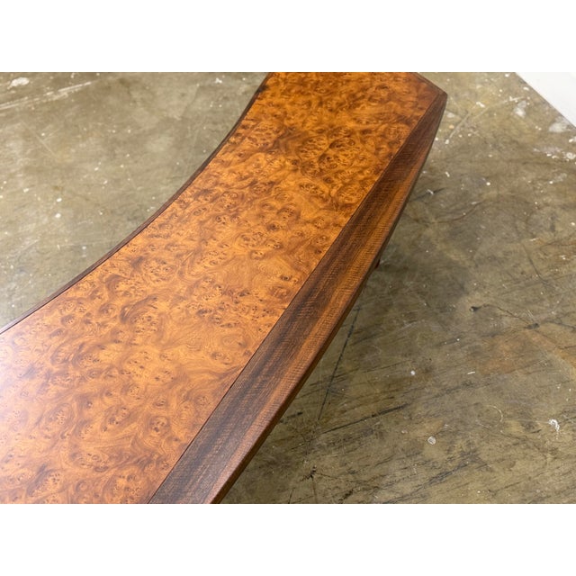 1950s George Nakashima Coffee Table for Widdicomb "Origins" - Sundra Model 200-84 For Sale - Image 9 of 12