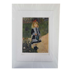1970s Pierre-Auguste Renoir, a Girl With a Watering Can, Lithograph