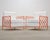 Metal Pair of French Maison Jean Orange Iron Lattice Lounge Chairs For Sale - Image 7 of 18