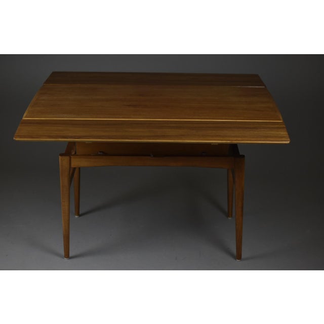 Mid-Century Swedish Teak Extendable Coffee Table from Emmaboda Möbelfabrik, 1950s For Sale - Image 14 of 16