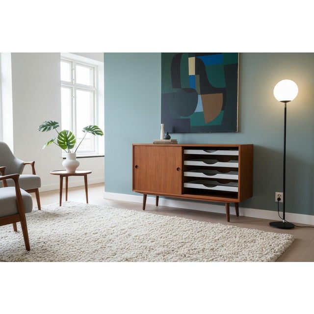 Øresund Sideboard in Teak by Børge Mogensen for Karl Andersson & Söner, 1960s For Sale - Image 12 of 18