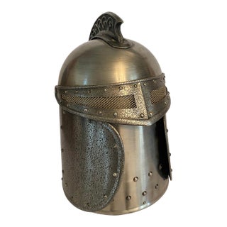 Knight's Helmet Ice Bucket by Seymour Mann Camelot For Sale