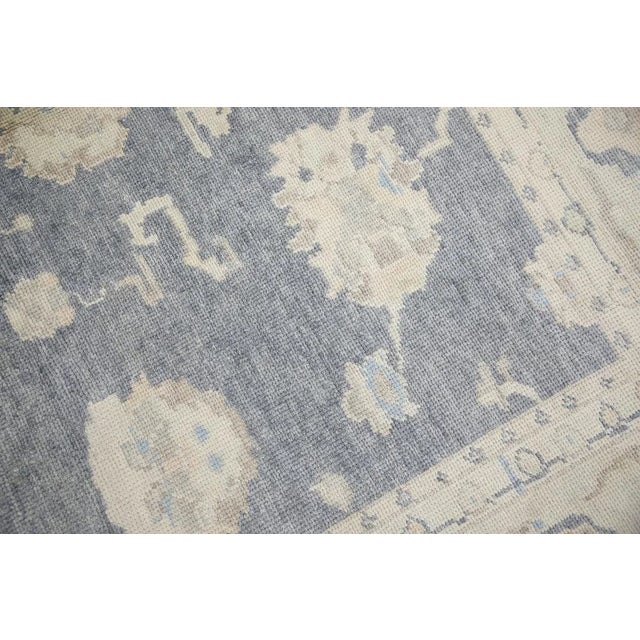 Turkish Oriental Hand Knotted Rug Turkish Oushak 8'3" x 9'2" For Sale - Image 3 of 6