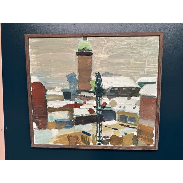 Gösta Stawåsen, Landscape, 1963, Oil on Canvas, Framed For Sale - Image 16 of 18