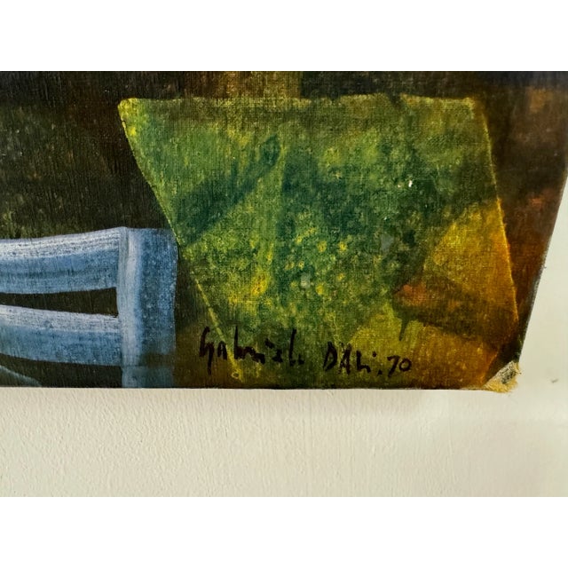 Gabriele Dali, Italian Abstract Composition, 1970, Oil on Canvas For Sale - Image 8 of 9