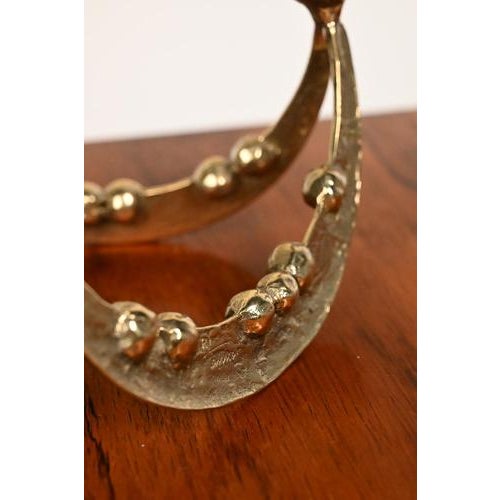 Brass Candleholder by Tanini For Sale - Image 4 of 8