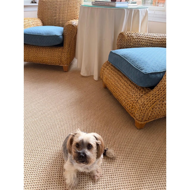 Ralph Lauren Woven Lounge Chairs, Set of 2 For Sale - Image 17 of 18