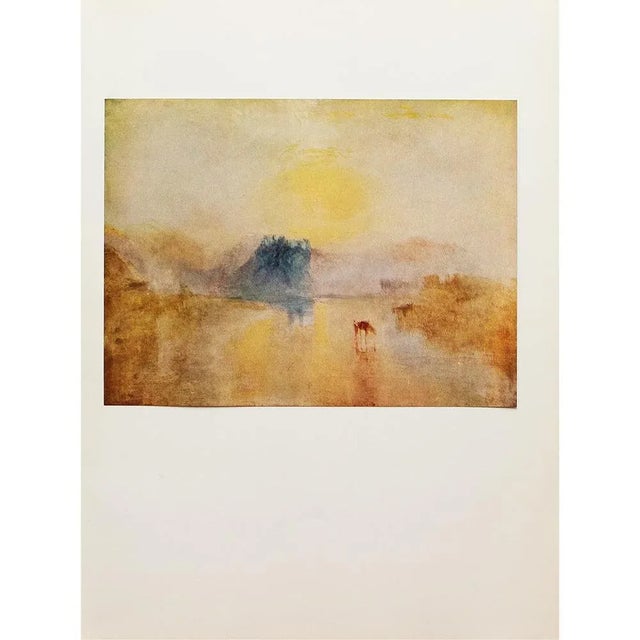1960 After Joseph Turner "Norham Castle: Sunrise" Vintage First Limited Edition Print For Sale In Dallas - Image 6 of 8