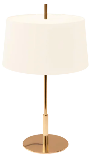 Gold Diana Table Lamp by Federico Correa, Alfonso Milá, Miguel Milá