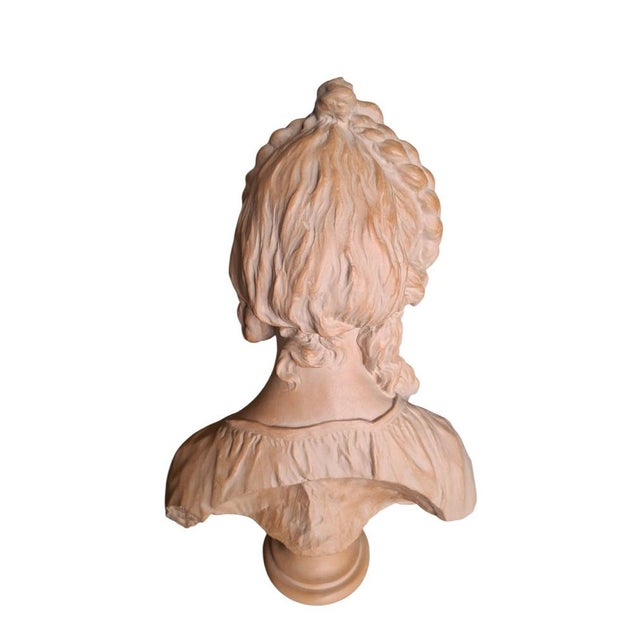 1960s Vintage Terracotta Bust, 1960s For Sale - Image 5 of 8