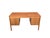 Mid-Century Modern Walnut Desk With File Drawer & Three Drawer Storage, Restored For Sale - Image 14 of 16