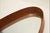 Oval Mirror with Wooden Frame, 1950s For Sale - Image 6 of 9