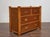 Midcentury Bamboo and Mahogany Chest of Drawers With Campaign-Style Brass Pulls For Sale In Atlanta - Image 6 of 12