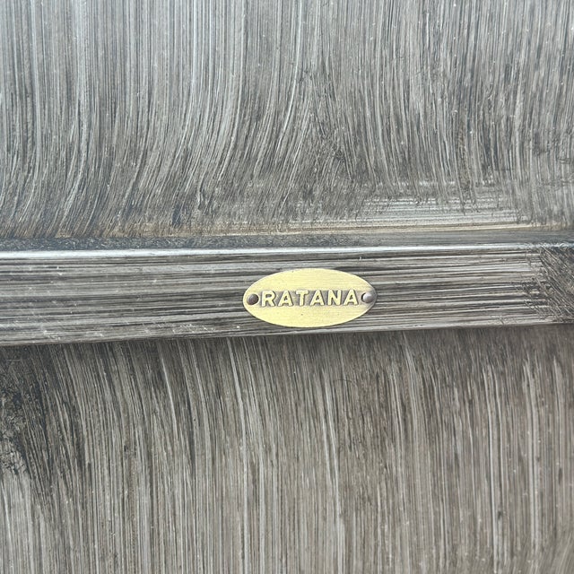 Contemporary Ratana Bolano Collection Aluminum Outdoor Round Coffee Table For Sale - Image 10 of 11