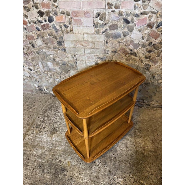 Vintage Blonde Drinks Trolley from Ercol, 1960s For Sale - Image 10 of 18