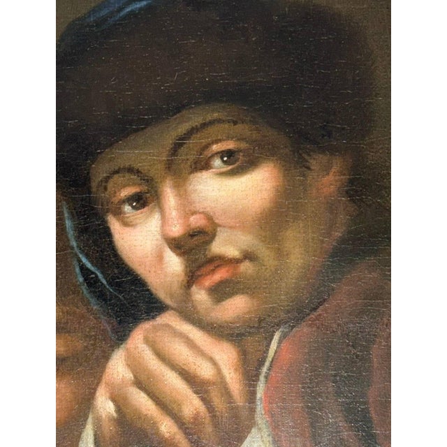 After Frans Hals, Portrait Composition, 17th Century, Oil Painting on Canvas, Framed For Sale - Image 6 of 9