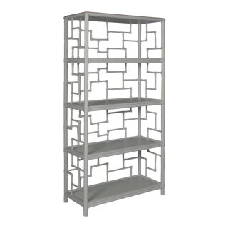 Tibet Etagere in Light Gray For Sale