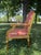 Gilded Louis XVI-Style Armchair PRICE $375 Attractive gilded armchair upholstered in red floral damask fabric on its...