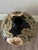 Asian Decorative Meiping Black Vase Applied Leaf and Flower Relief For Sale - Image 3 of 5