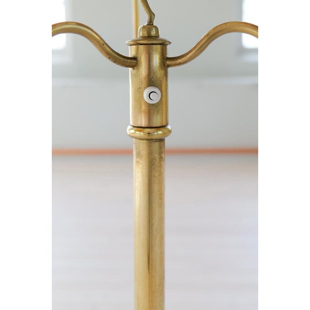Swedish Grace Floor Lamp in Brass, Sweden, 1940s For Sale - Image 10 of 14