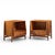 Kipp Stewart for Drexel Declaration Mid Century Walnut Floating Nightstands - Pair Each nightstand measures: 24.75 wide x...