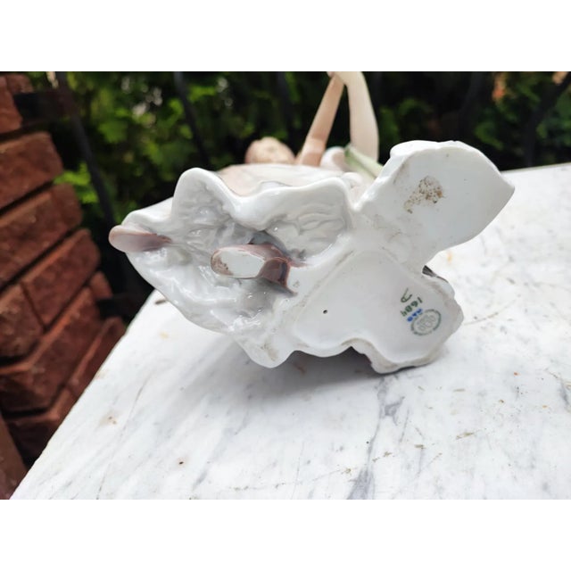 Danish Porcelain Figurine of Woman Playing Guitar from Bing & Grondahl, 1950s For Sale - Image 9 of 12