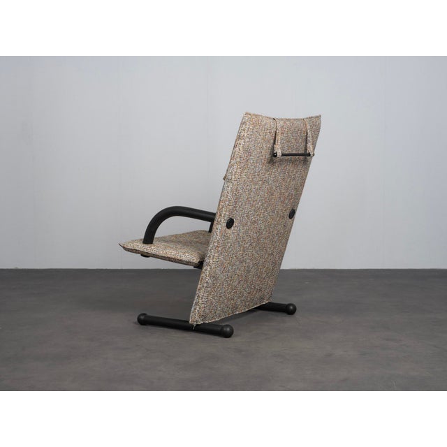 Arflex T-Line Lounge Chair by Burkhard Vogtherr for Arflex, 1980s For Sale - Image 4 of 8