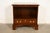 A gorgeous Georgian or Chippendale style nightstand or end table By Harden Furniture USA, Late 20th Century Carved solid...