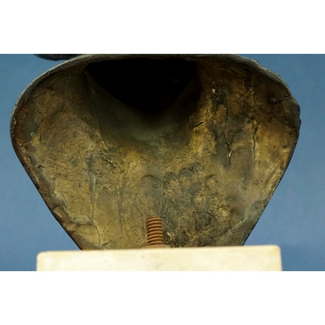 19th Century Bronze Bust Sculpture of Child by Achille d'Orsi, Italy For Sale - Image 18 of 18