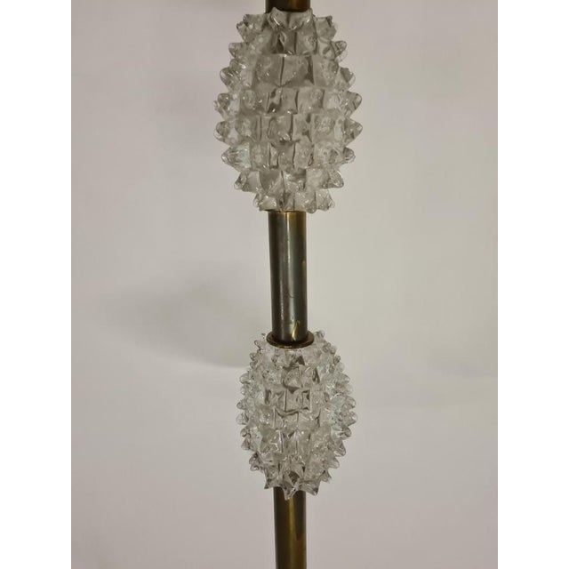Floor Lamp in Rostrato Glass attributed to Barovier & Toso, 1940s For Sale - Image 14 of 18