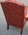 Pair of Classic Leather Furniture Tufted Oxblood Leather Wingback Library Lounge Chairs With Brass Nailhead Trim, Circa 1980s For Sale - Image 4 of 14