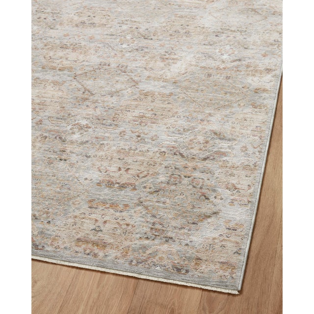 Amber Lewis x Loloi Zuma Silver / Multi 5'-3" x 7'-9" Area Rug For Sale In Dallas - Image 6 of 8