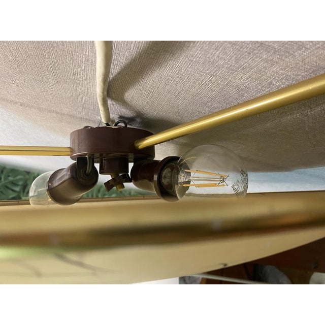 Mid-Century Ceiling Lamp with Graphic Pattern from Erco, 1950s For Sale - Image 18 of 18