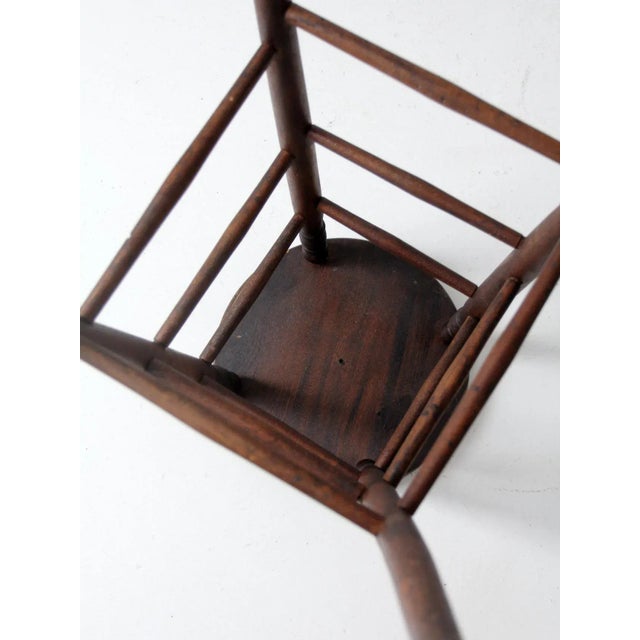 Antique Wooden Stool For Sale - Image 10 of 12