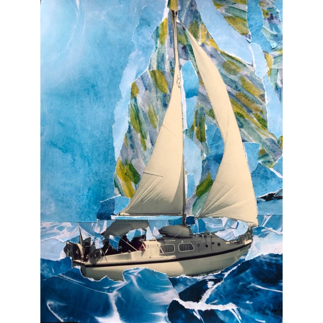 Estate sale find. A notation on the back identifies the passengers who enjoyed a sail on the Atlantic in 1979. The photo...